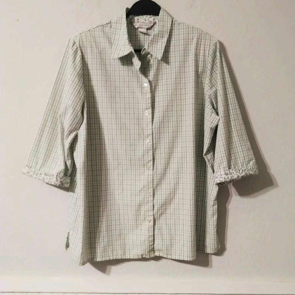 Allison‎ Daley Button Down Print Top